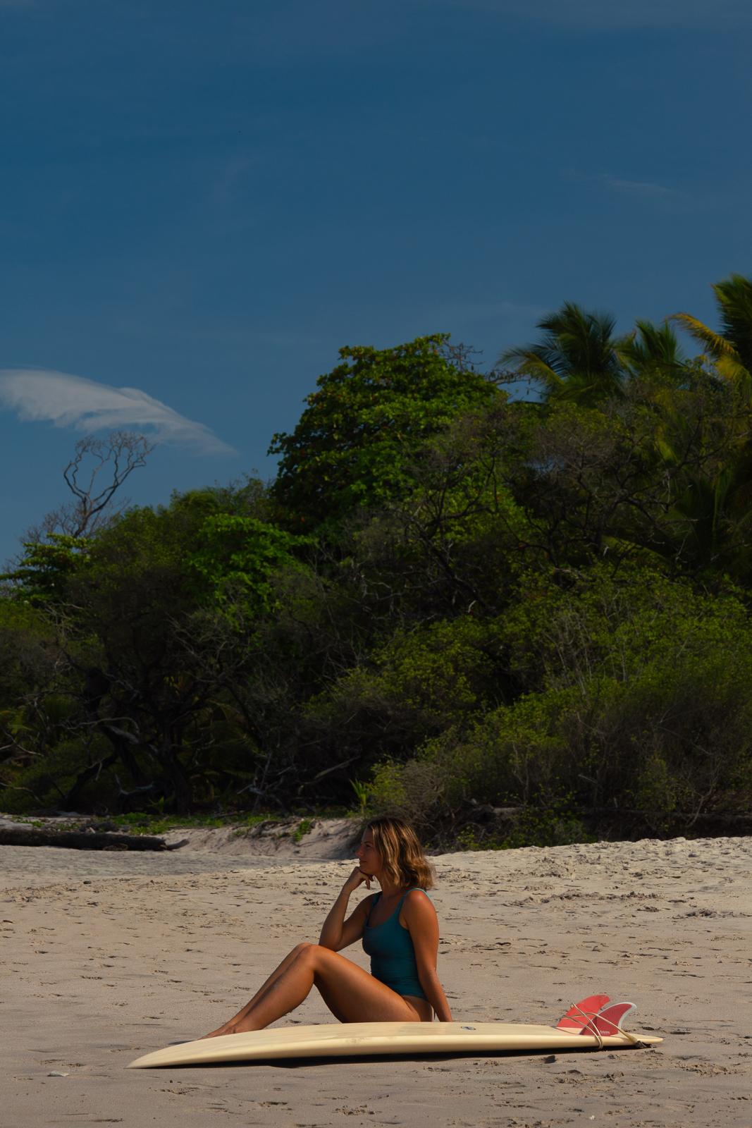 Carolin at the beach